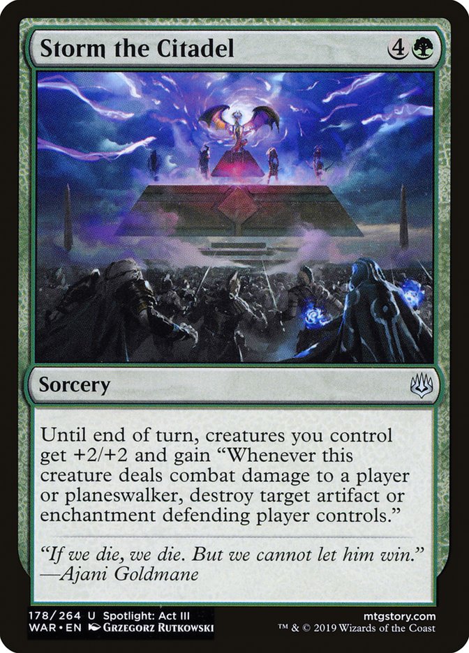Prendre d'assaut la Citadelle [Guerre des Planeswalkers]