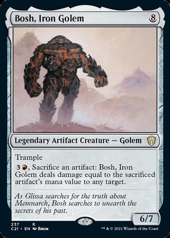 Bosh, golem de fer [Commander 2021]