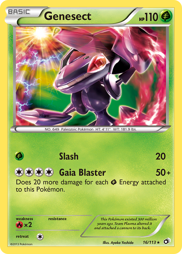 Genesect (16/113) [Negro y Blanco: Tesoros Legendarios]
