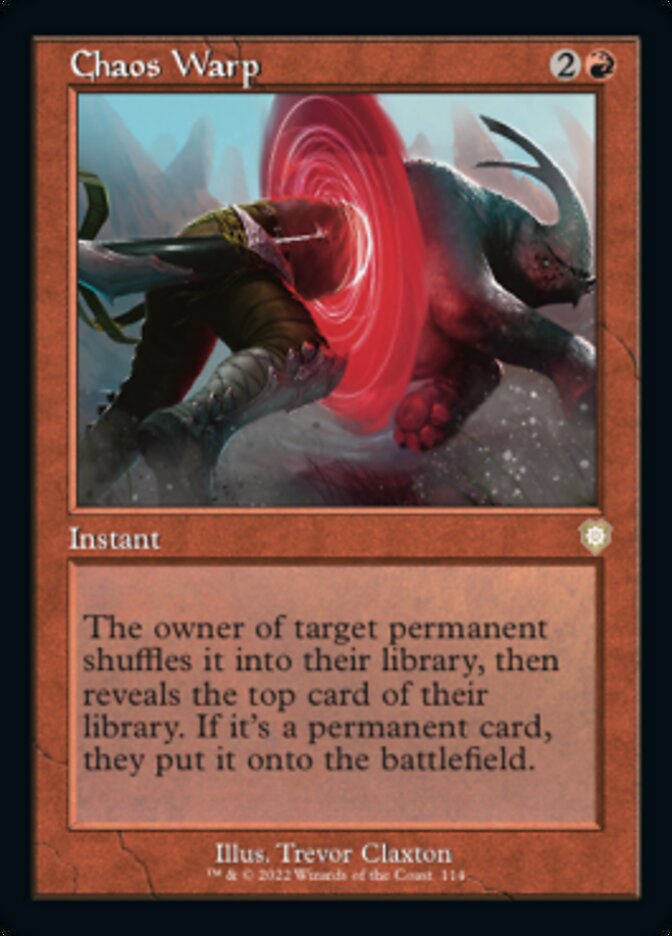 Distorsión caótica (Retro) [Commander: La Guerra de los Hermanos]