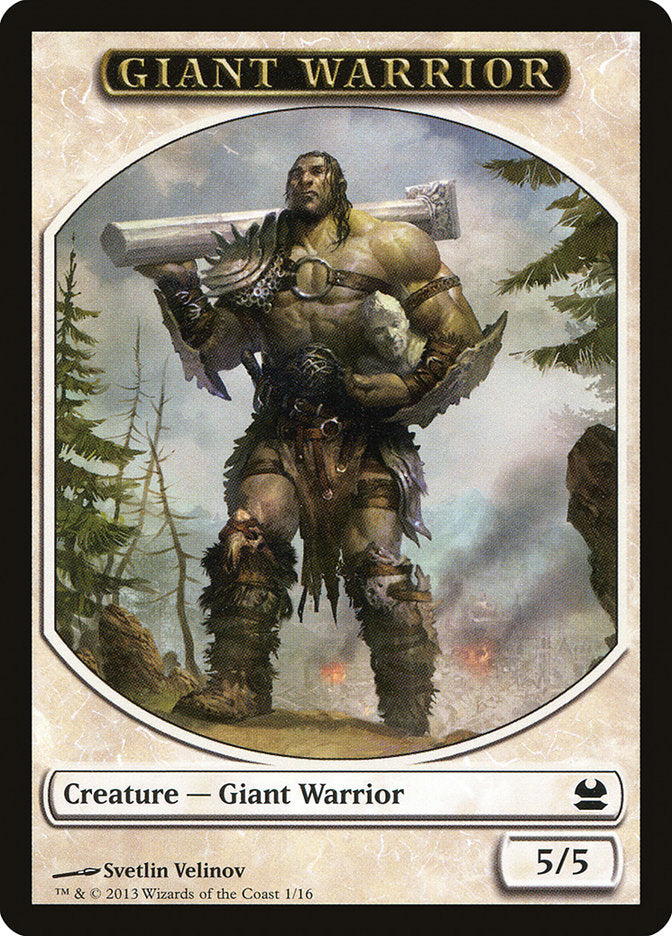 Ficha de Guerrero Gigante [Modern Masters Tokens]