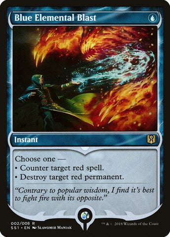 Explosion élémentaire bleue [Grimoire des sorts : Jace]