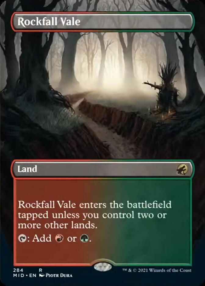 Vallon aux Chutes (Art alternatif sans bordure) [Innistrad : Chasse de Minuit]
