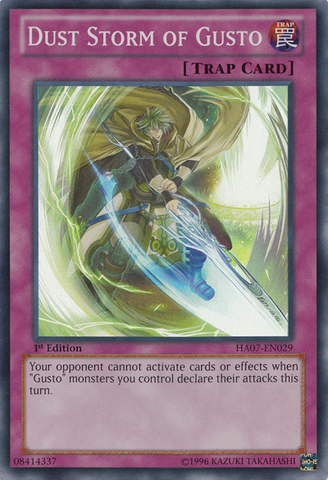 Tempête de Poussière de Gusto [HA07-FR029] Super Rare