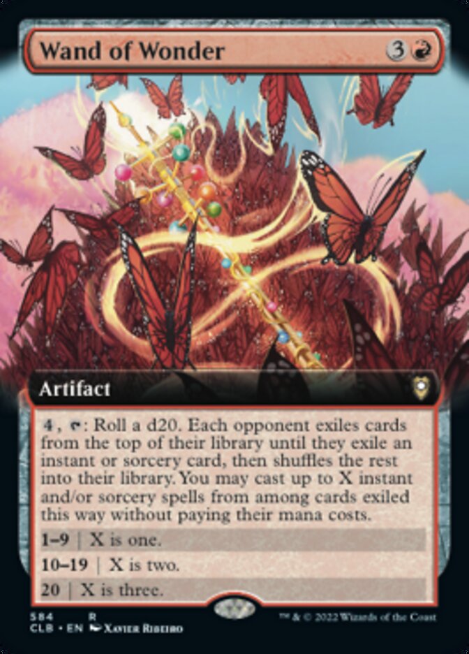 Baguette des merveilles (Extended Art) [Commander Legends: Battle for Baldur's Gate]