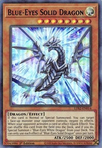 Dragon Solide aux Yeux Bleus (Bleu) [LDS2-FR014] Ultra Rare