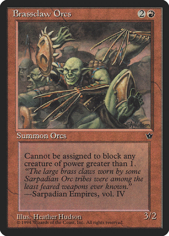 Orcs griffes-de-cuivre (Heather Hudson) [Fallen Empires]