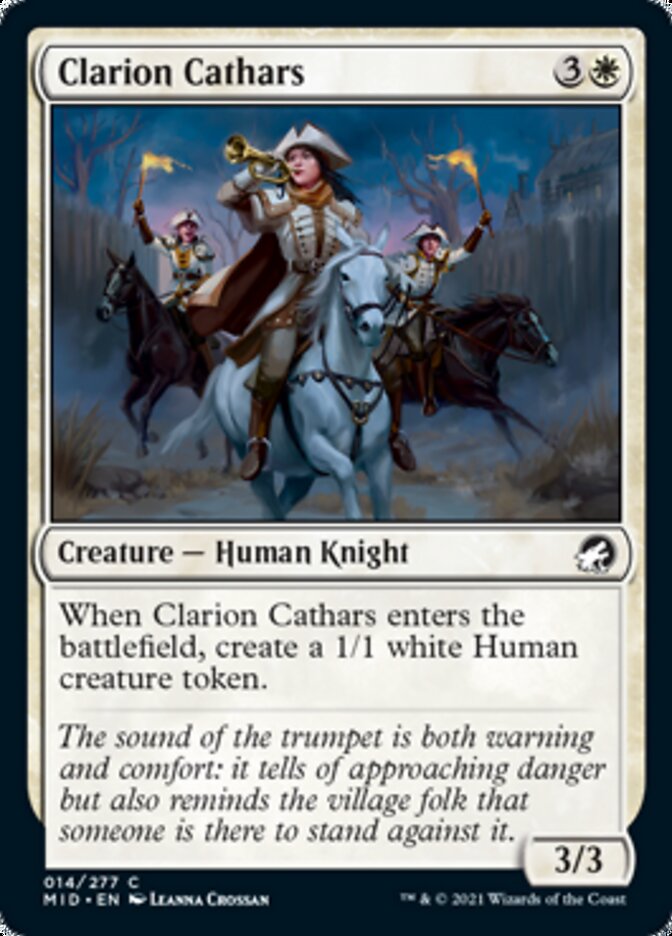 Clarion des Cathares [Innistrad: Chasse de Minuit]
