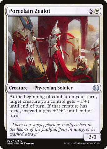 Fanático de porcelana [Phyrexia: All Will Be One]
