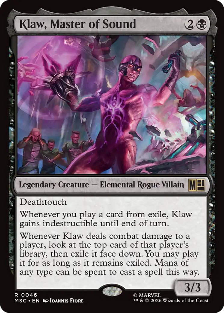 Klaw, maestro del sonido [Marvel Super Heroes Commander]