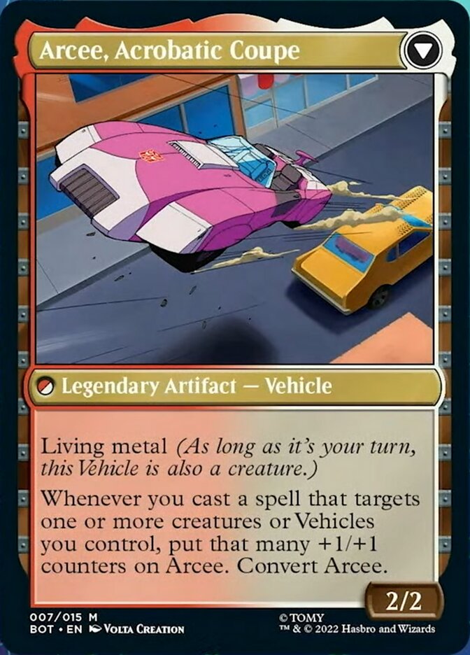 Arcee, Tireuse d'élite // Arcee, Coupé acrobatique [Transformers]