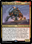 Kethek, Golem du creuset (Pack promo) [Phyrexia : Tous seront un promos]
