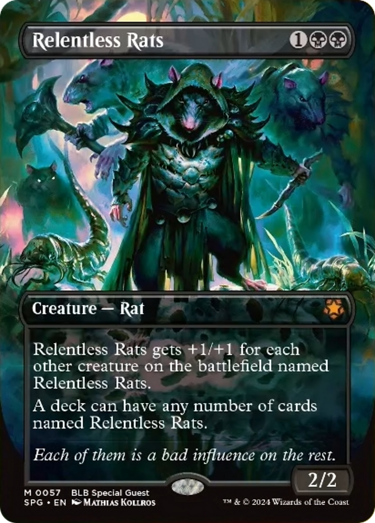 Rats acharnés (sans bordure) [Invitations spéciales de Bloomburrow]