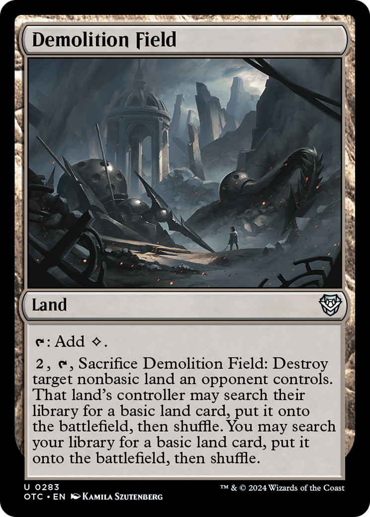 Champ de démolition [Commander Hors-la-loi de Croisetonnerre]