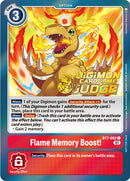 ¡Memoria de llama potenciada! [BT7-092] (Paquete de juez 3) [Promos de la próxima aventura]
