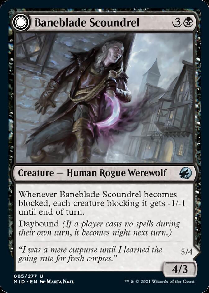 Scélérat du Baneblade // Maraudeur griffe-de-fléau [Innistrad : Chasse de minuit]