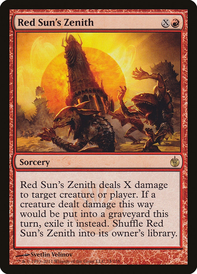 Cenit del Sol Rojo [Mirrodin Sitiado]