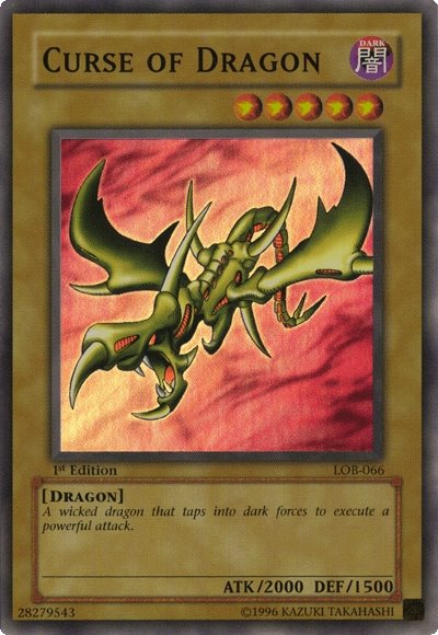 Malédiction du Dragon [LOB-066] Super Rare