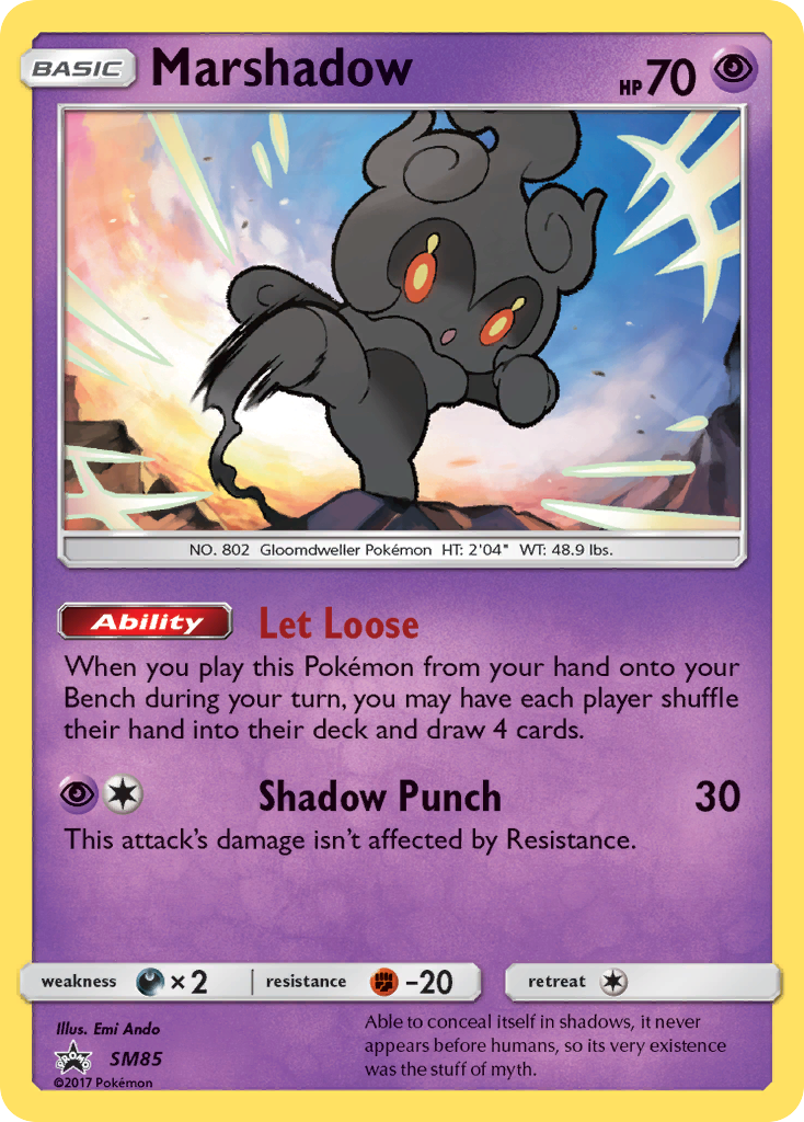Marshadow (SM85) [Sol y Luna: Black Star Promos]