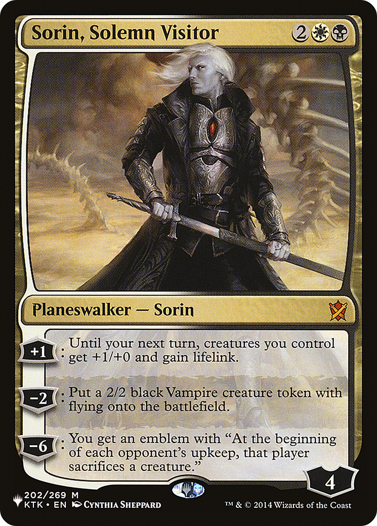 Sorin, Visitante Solemne [The List]