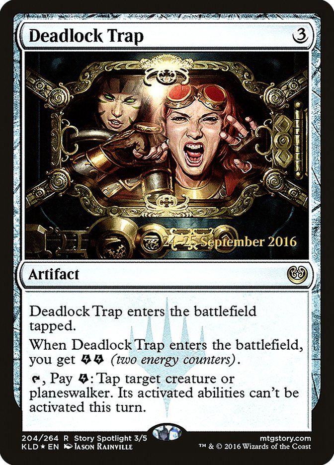 Piège de blocage [Cartes promo d'avant-première Kaladesh]