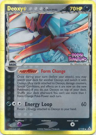 Deoxys (3/110) (Espèce Delta) (Estampillé) [EX : Phantoms de Holon]