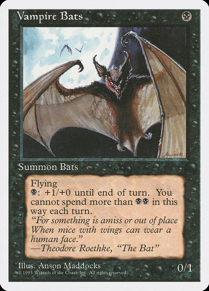 Vampire Bats [Quatrième Édition]