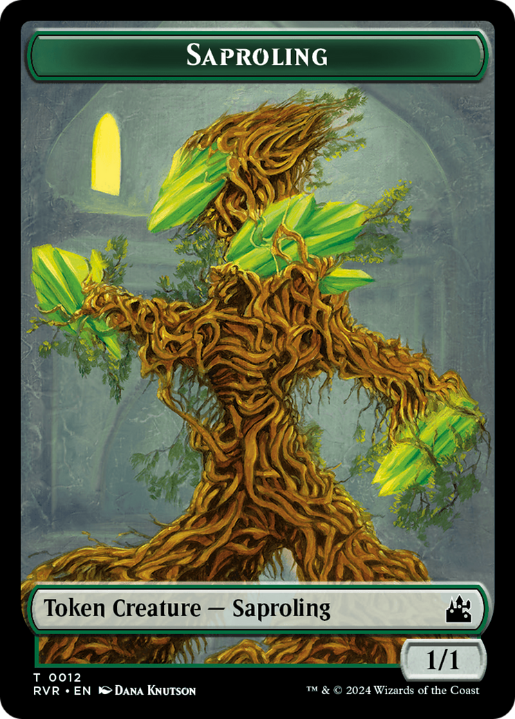 Saprobionte // Zombie Jeton recto-verso [Jetons Ravnica Remastered]