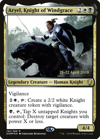 Aryel, chevalière de Windgrace [Cartes promos d'avant-première Dominaria]
