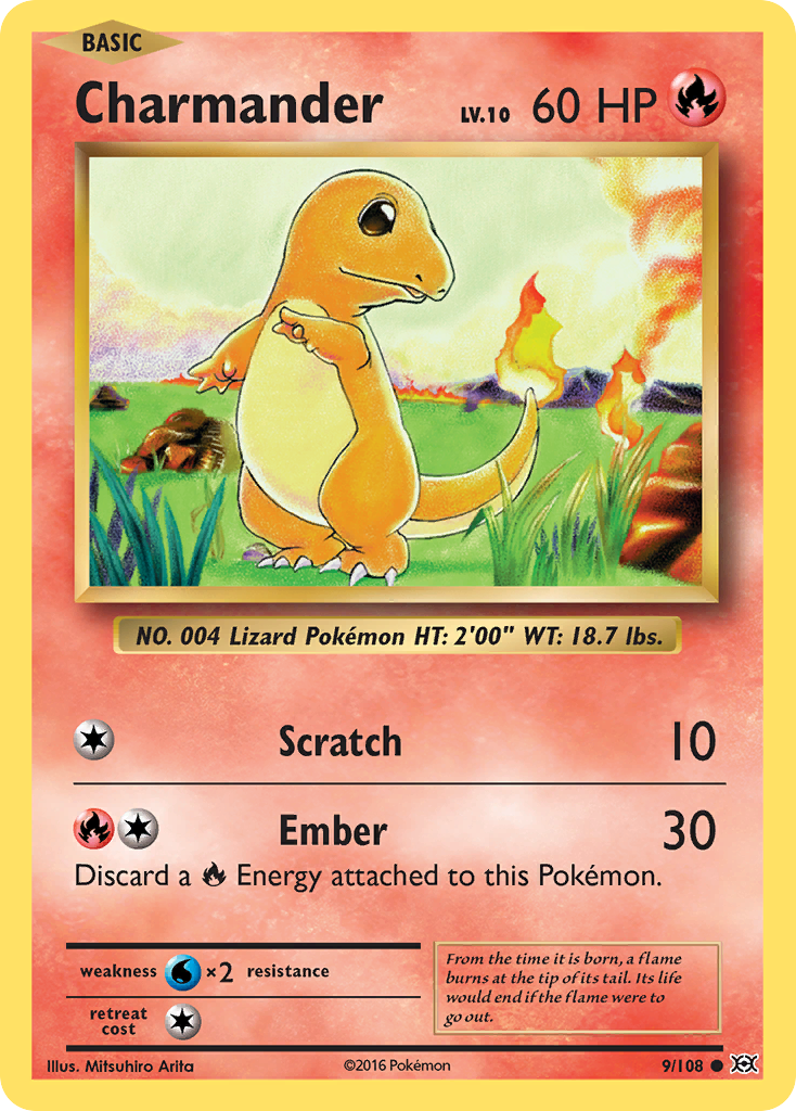 Salamèche (9/108) [XY : Évolutions]