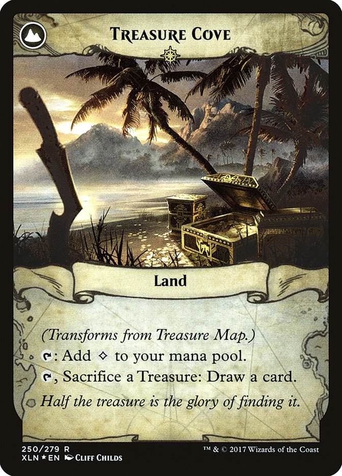 Carte au trésor // Crique au trésor [Ixalan Promos d'Avant-première]