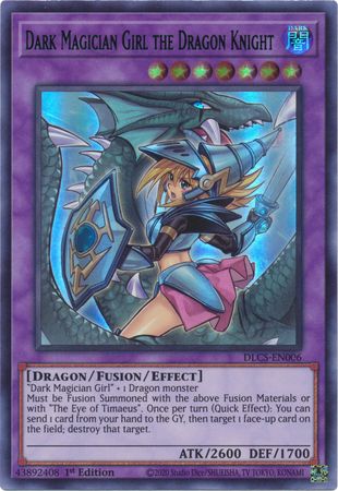 Magicienne des Ténèbres la Chevalier Dragon (Art Alternatif) (Bleue) [DLCS-FR006] Ultra Rare