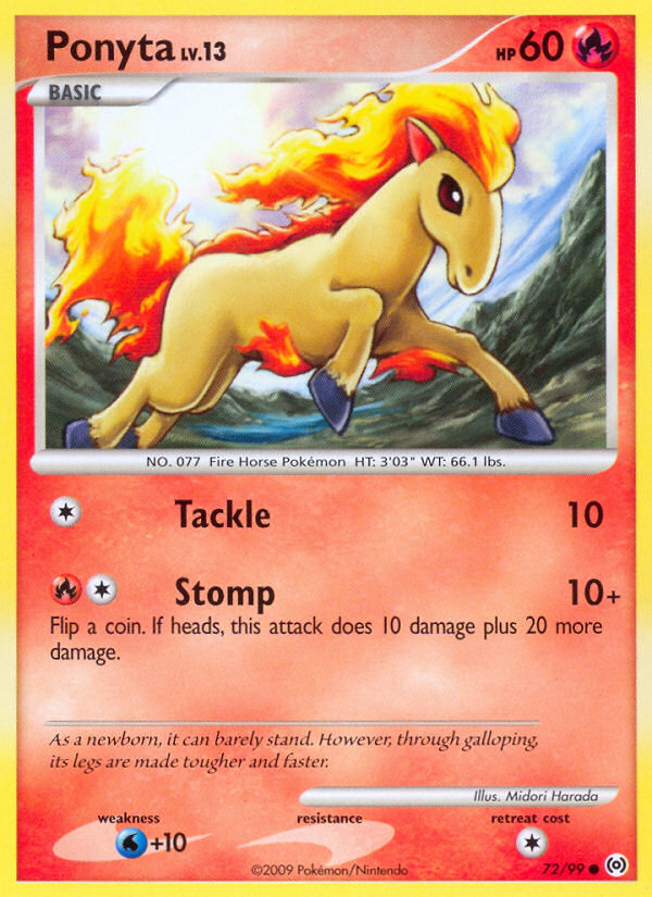 Ponyta (72/99) [Platine : Arceus]
