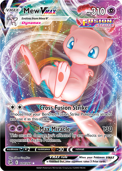 Mew VMAX (114/264) [Espada y Escudo: Golpe Fusión]