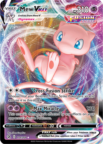 Mew VMAX (114/264) [Espada y Escudo: Golpe Fusión]
