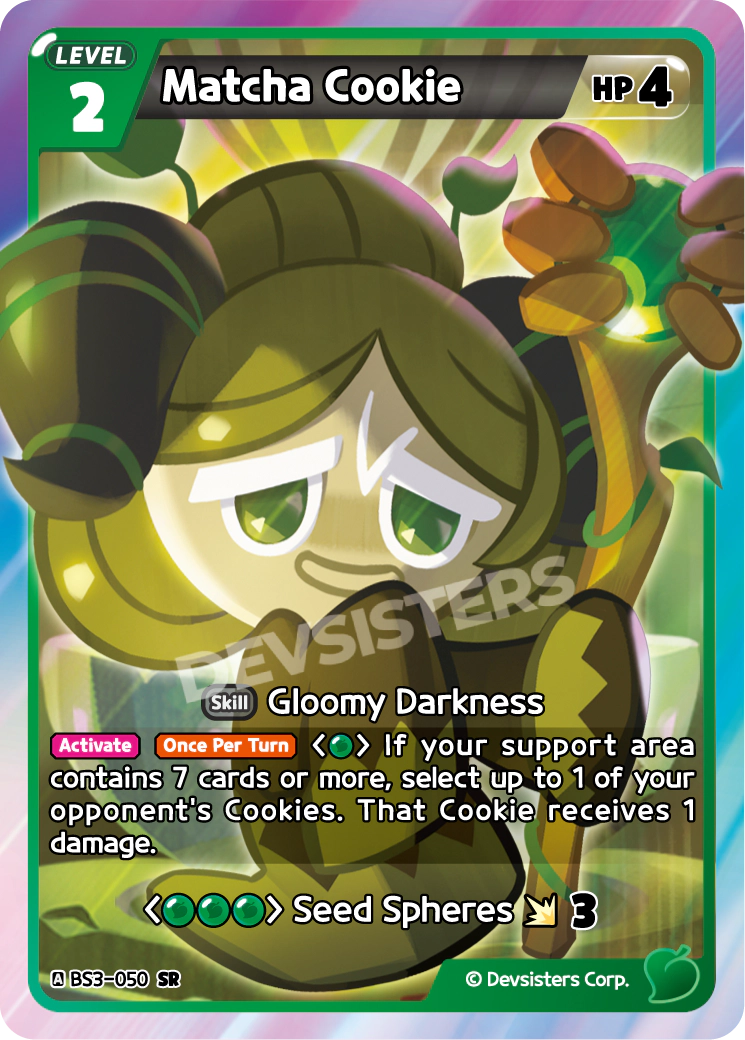 Image for Matcha Cookie (BS3-050) (BS3) - CookieRun: Braverse TCG
