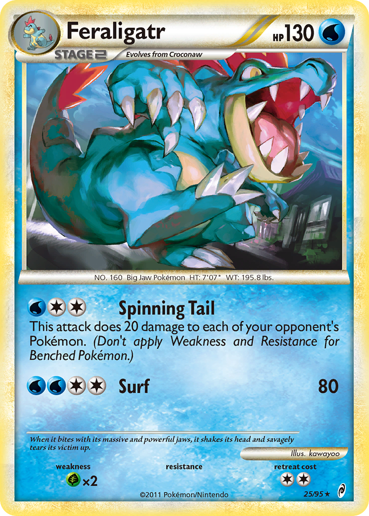 Feraligatr (25/95) [HeartGold & SoulSilver: Appel des Légendes]