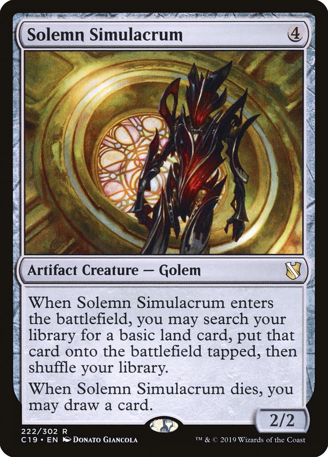 Simulacre solennel [Commander 2019]