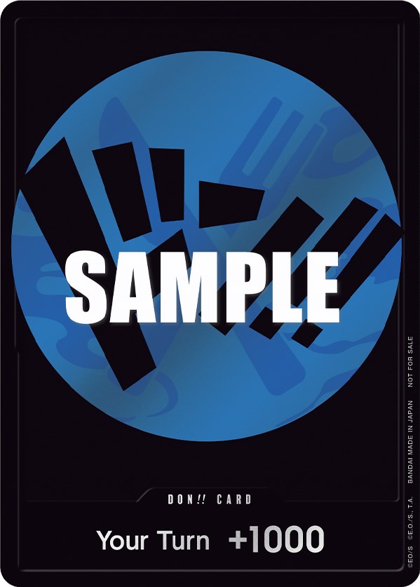 ¡¡DON!! Carta (Azul) [Cartas de Promoción de One Piece]