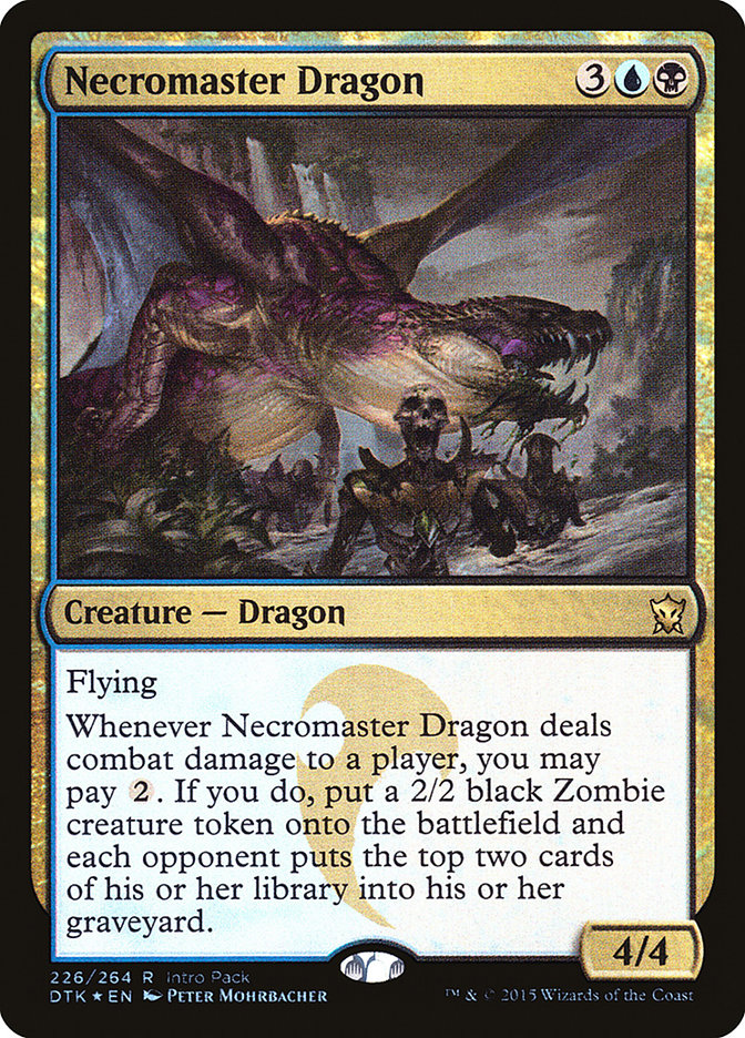 Dragon Nécromancien (Pack d'intro) [Promos Dragons de Tarkir]