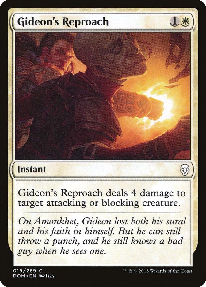 Reproche de Gideon [Dominaria]