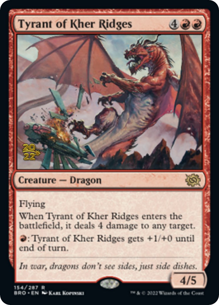 Tyran des Crêtes de Kher [Prerelease Promos Les Frères d'armes]