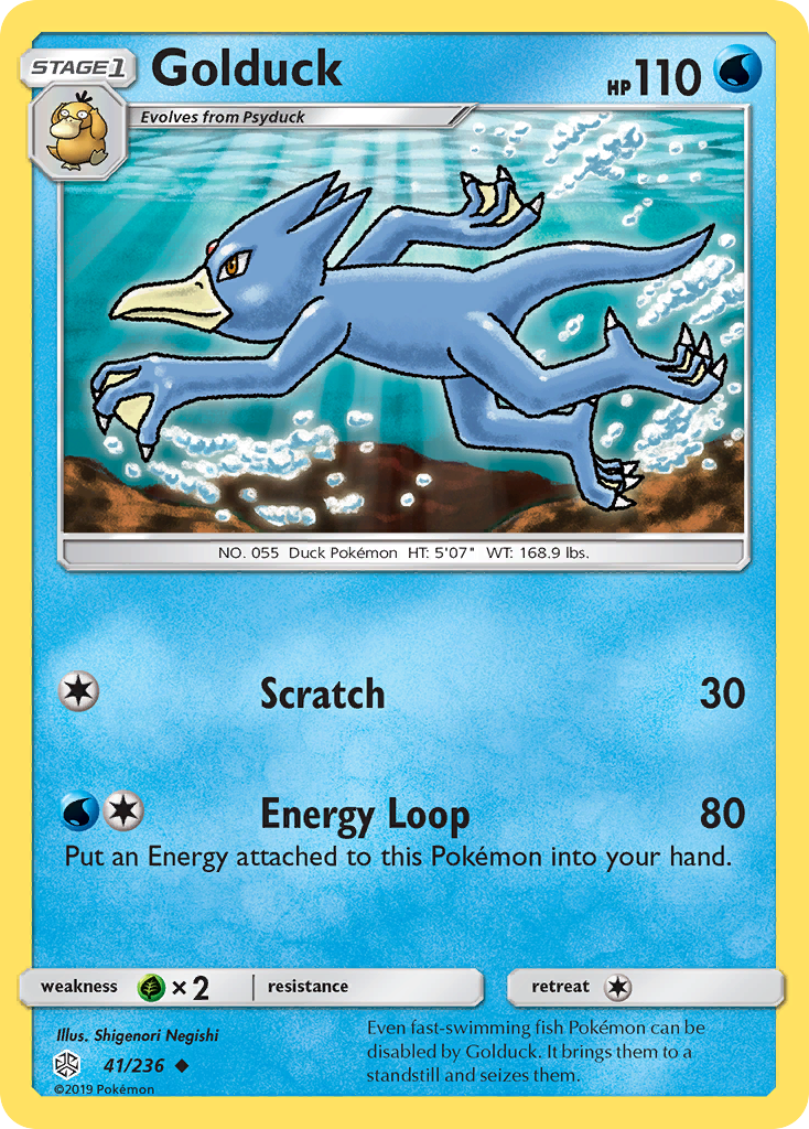 Golduck (41/236) [Soleil et Lune : Éclipse Cosmique]