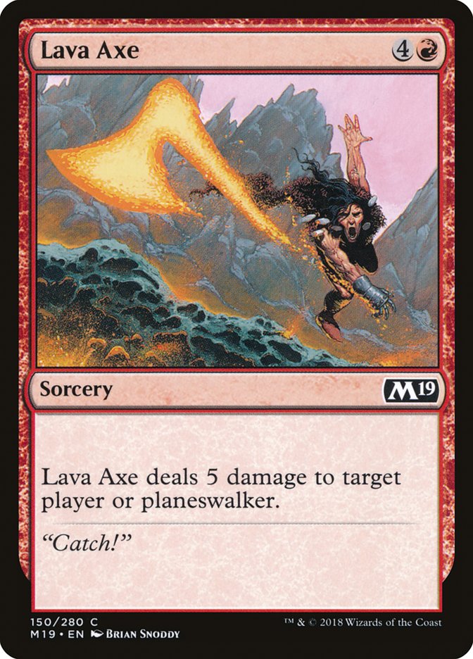 Hacha de lava [Colección básica 2019]