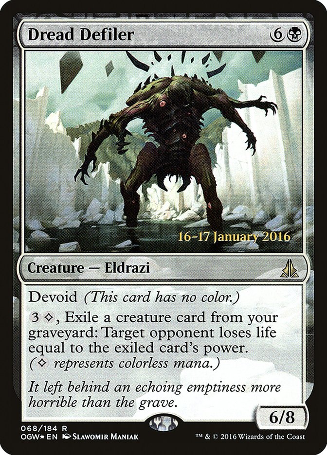 Profanador terrorífico [Promocionales de prerelease de Juramento de los Guardianes]