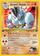 Machoke de Giovanni (42/132) [Défis des Gyms 1ère Édition]