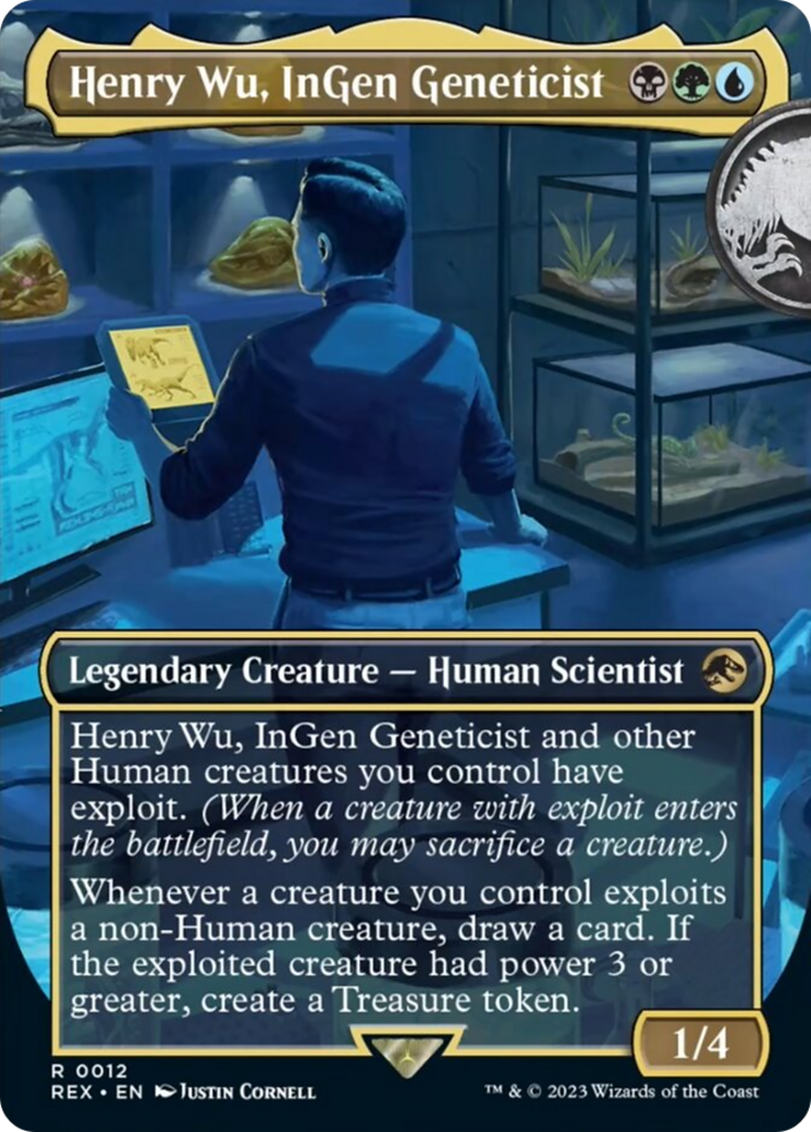 Henry Wu, généticien d'InGen (Sans bordure) [Collection Jurassic World]