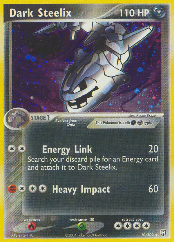 Steelix Obscur (10/109) [EX : Retour de la Team Rocket]