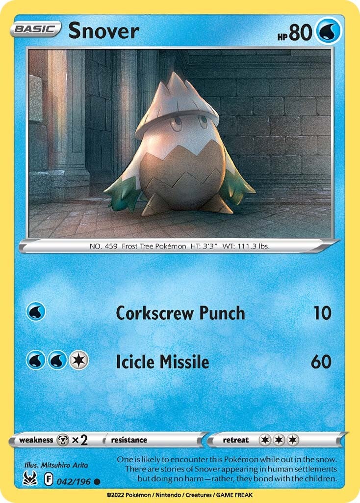 Snover (042/196) [Espada y Escudo: Origen Perdido]