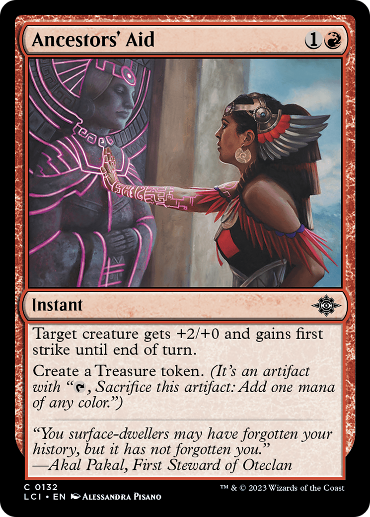 Aide des ancêtres [Les cavernes oubliées d'Ixalan]
